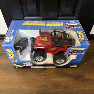 Vintage Artin Radio Control Mountain Maniac RC Truck New‎ In Box 1990's Red 4X4